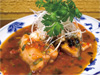 ９月　広東料理　豆豉蒸鯧魚　マナガツオ（山口県産）のトウチィ蒸し