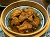 ４月　広東料理　豆豉蒸排骨　スペアリブの豆豉蒸し