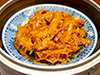 ８月　香港料理　ハチの巣（牛胃）の蒸し物、香港スタイル